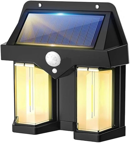 Led Solar Outdoor Garden Wall Light with Sensor Wireless