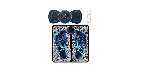Foot/Body Massager,Portable Wireless Rechargeable Foot and Body Pain Relief EMS