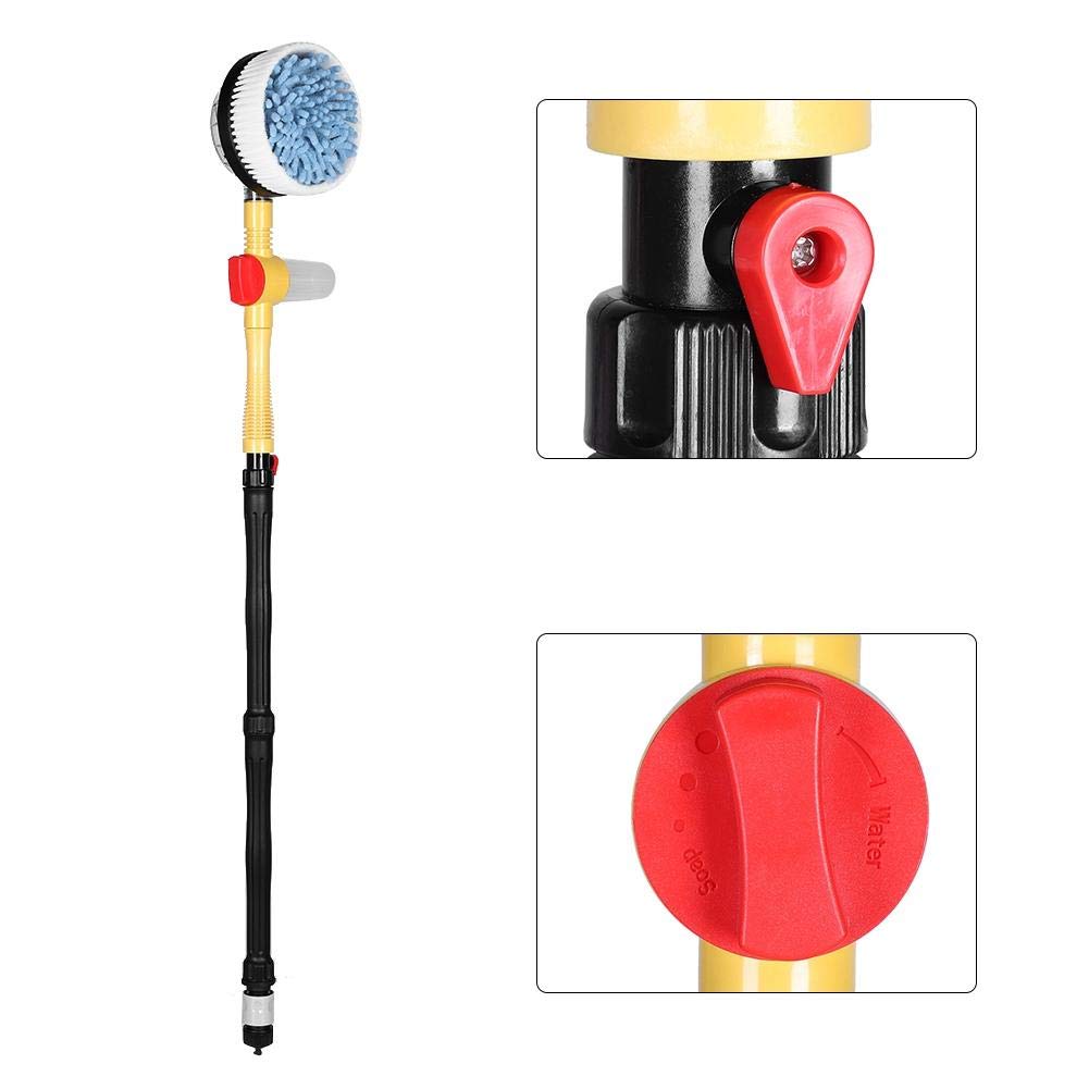 Rotating Car Wash Brush, Car Cleaning Kit, Microfiber Car Cleaning Brush