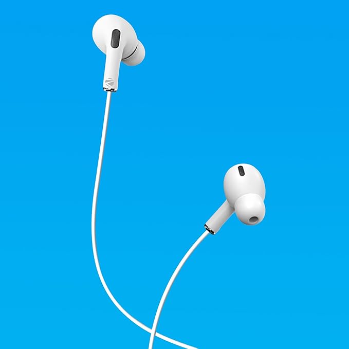 ZEBRONICS Zeb-TULIP Stereo Wired Headset  (white)