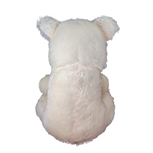 Toy Castle Huggable Cute Smiling Teddy Bear with Red Heart & Bow Tie for Kids, Boys and Girls | Made in India (Cream, Medium)
