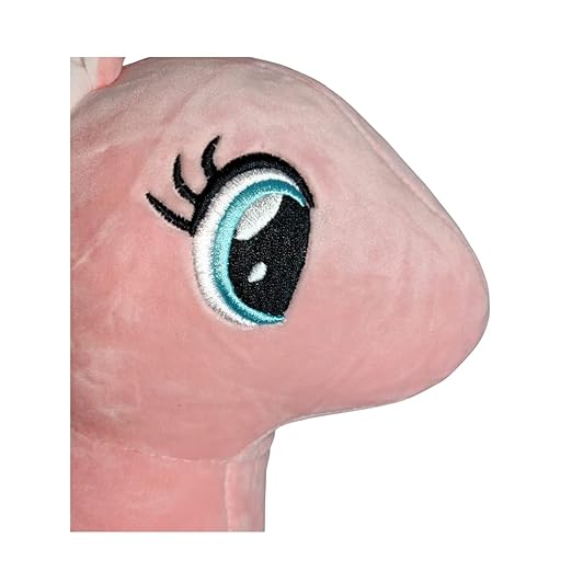 Toy Castle Unicorn Teddy Bear Plush Animal Soft Toy - Unique Design and Pattern | Made in India (Pink) (Baby Pink)