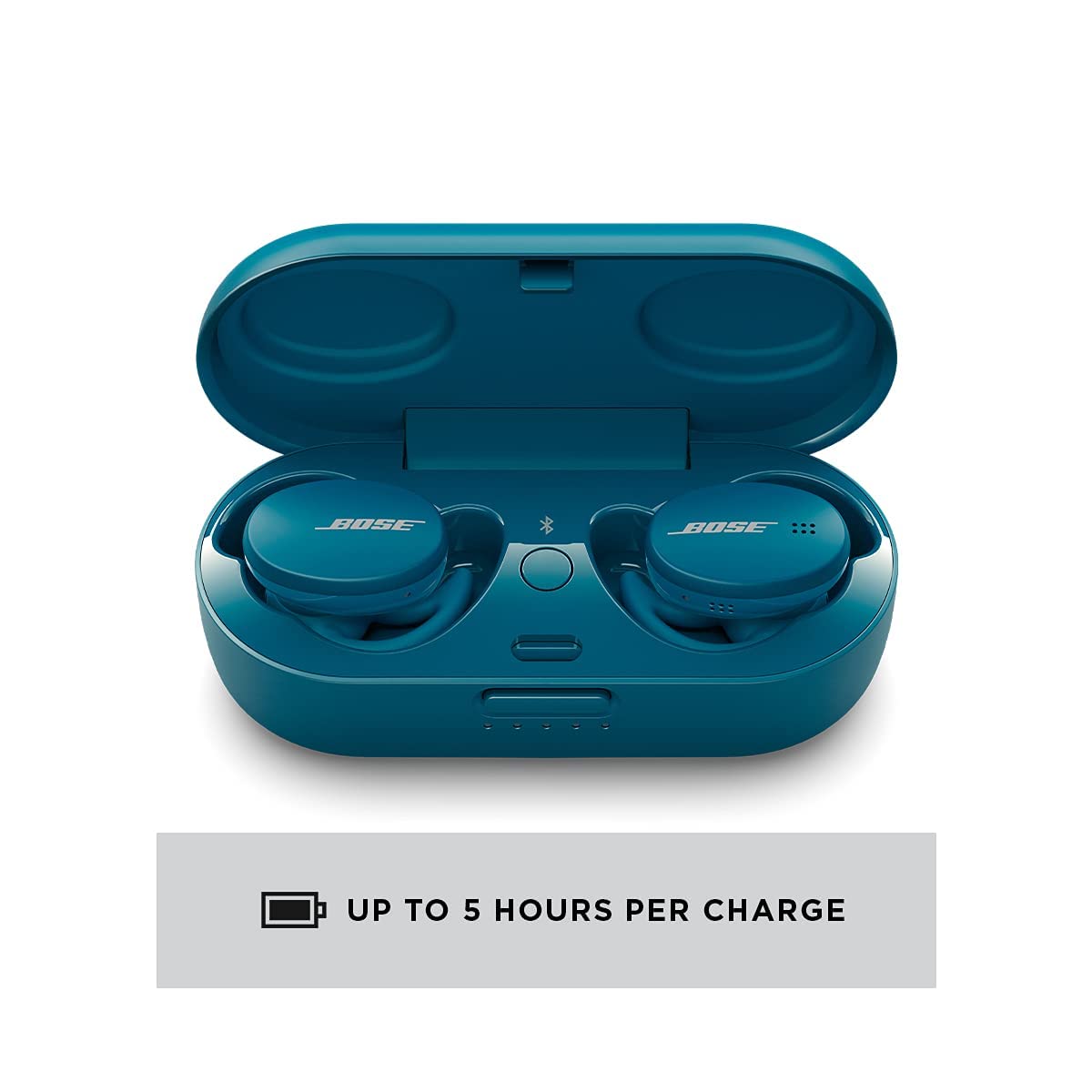 (Open Box) Bose Sport Earbuds – Bluetooth Truly Wireless in Ear Earbuds Touch Control, with mic Baltic Blue