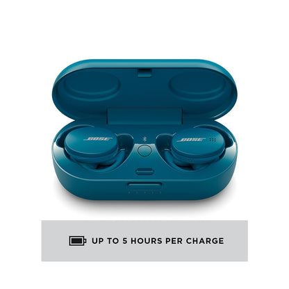 (Open Box) Bose Sport Earbuds – Bluetooth Truly Wireless in Ear Earbuds Touch Control, with mic Baltic Blue