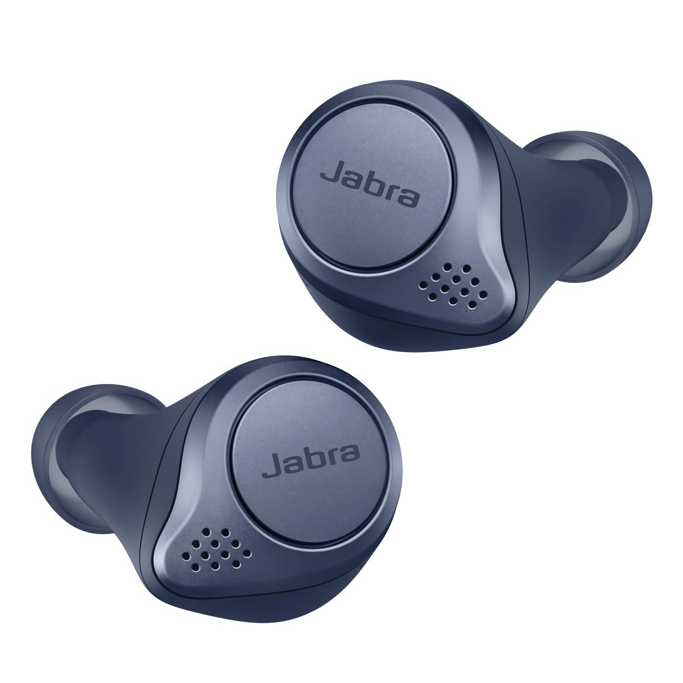 (Open Box) Jabra Elite Active 75t Earbuds – Active Noise Cancelling Wireless Sports Earbuds – Navy