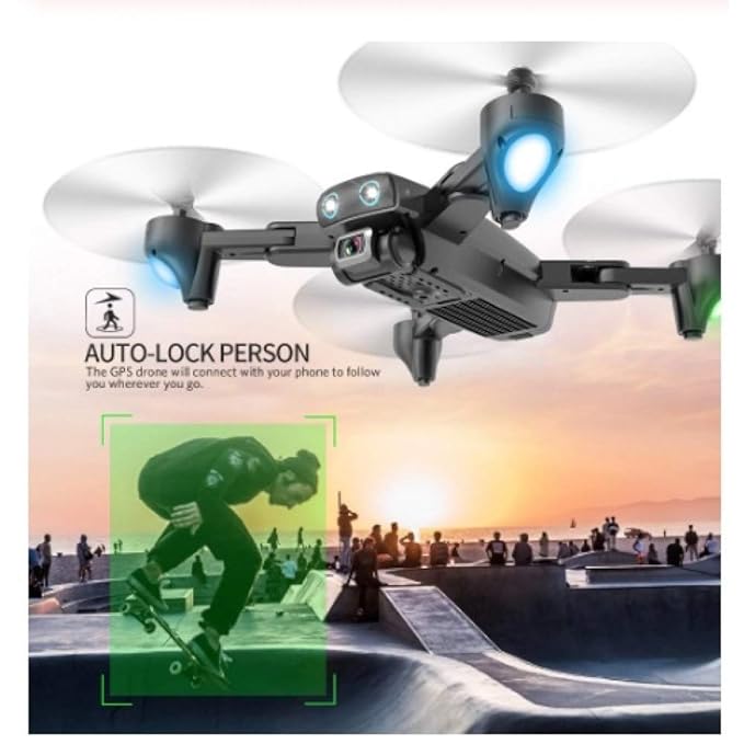 WiFi FPV Pioneer Optical Flow 4-Axis Dual Camera Aerial Drone with Dual Flash