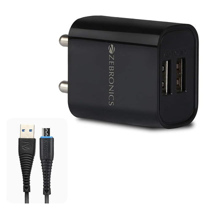 ZEBRONICS Zeb-MA5222 Charger (BLACK)