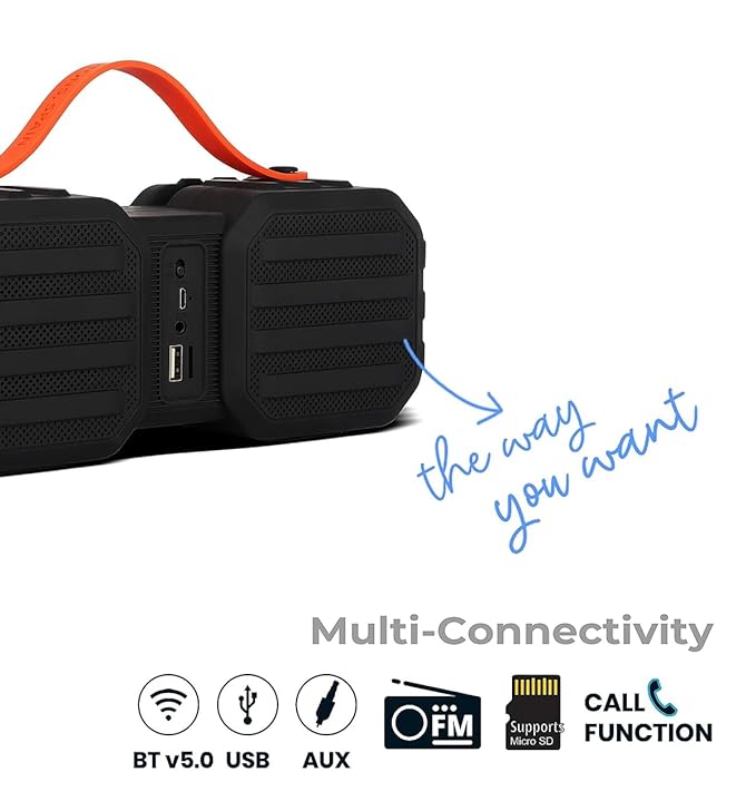 ZEBRONICS Zeb-SOUND FEAST 50 (BLACK) -PORTABLE BT SPEAKER