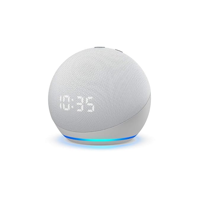 Echo Dot (4th Gen, 2020 release) with clock