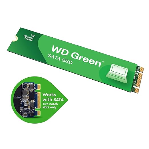 Western Digital WD Green m.2 SSD, 545MB/s R, 3 Y Warranty, 240GB