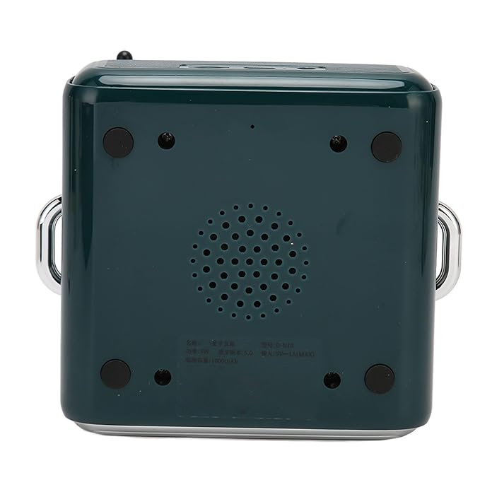 Kufoo Speaker, 1000mAh Wireless Speaker Vinly Record Player Style Decorative for Home (Green)