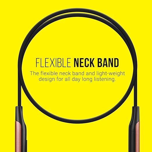 ZEBRONICS Zeb-LARK-ORANGE-Bluetooth neckband