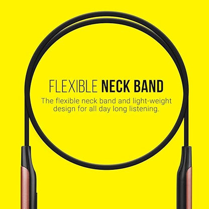 ZEBRONICS Zeb-LARK-ORANGE-Bluetooth neckband