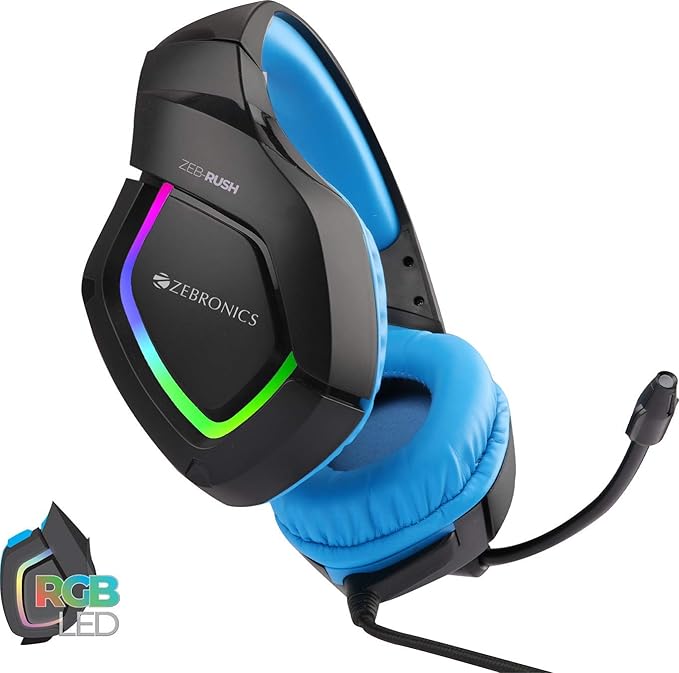ZEBRONICS Zeb-Rush-GAMING-BLUE