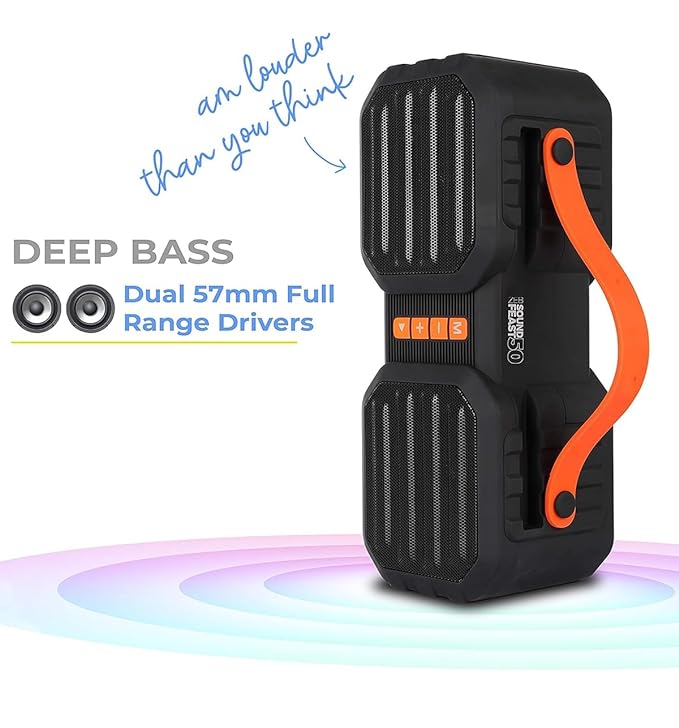 ZEBRONICS Zeb-SOUND FEAST 50 (BLACK) -PORTABLE BT SPEAKER