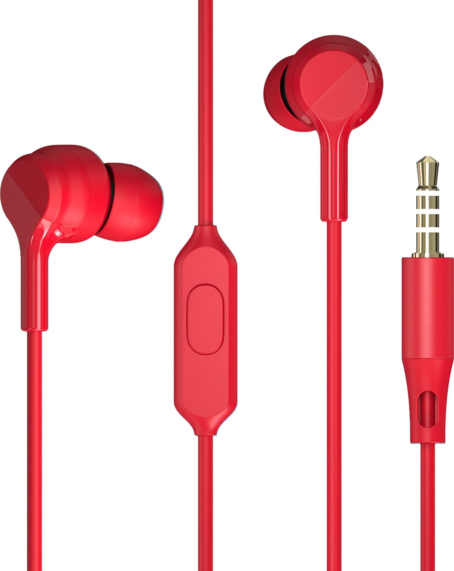 ZEBRONICS Zeb-BRO PRO in Ear Wired Stereo Earphones Red