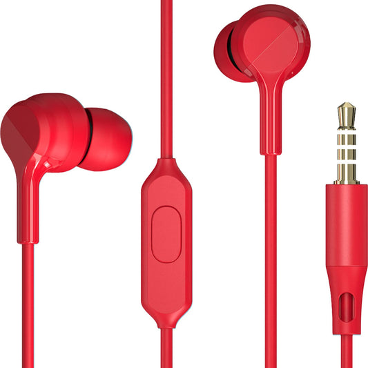 ZEBRONICS Zeb-BRO PRO in Ear Wired Stereo Earphones Red
