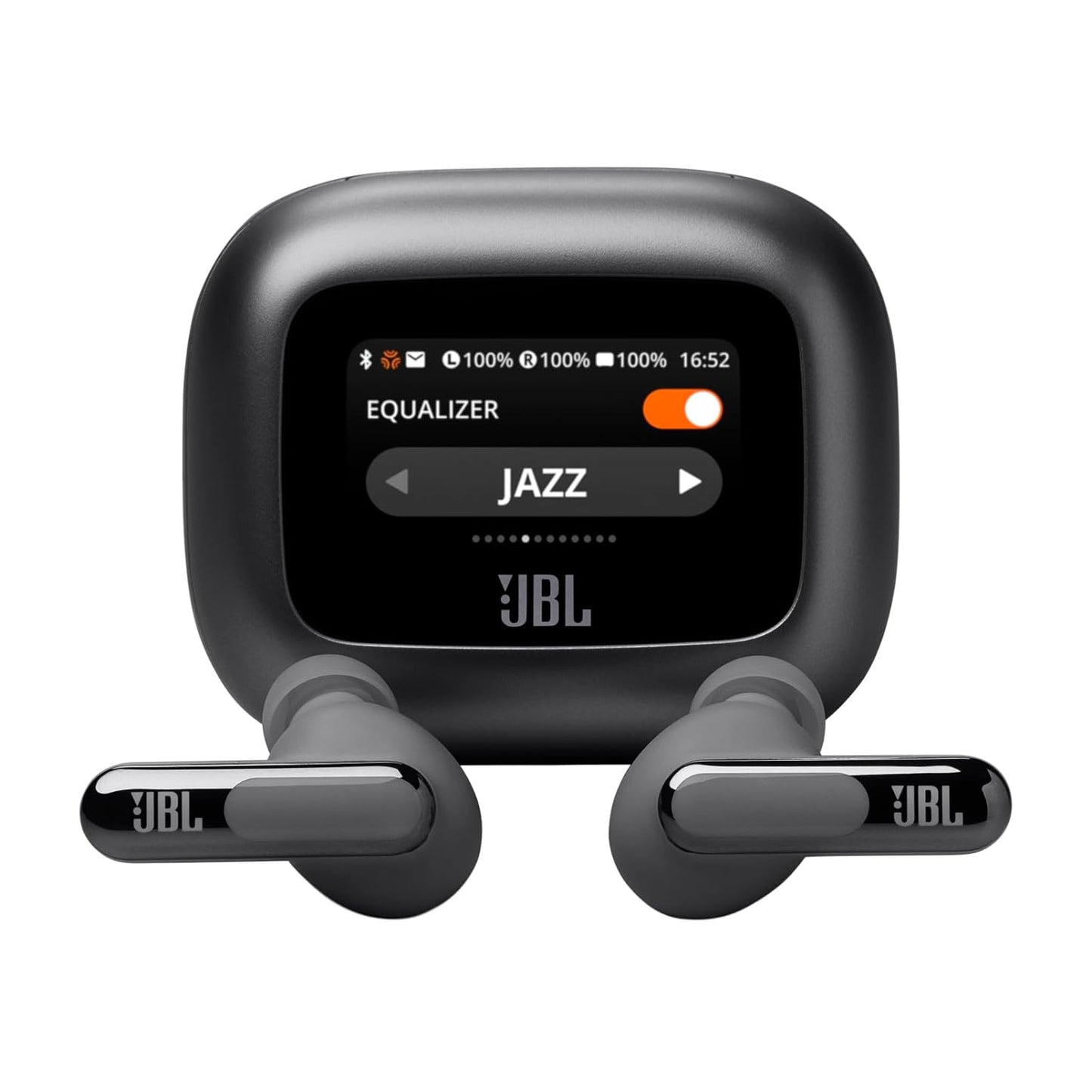JBL New Launch Live Beam 3 TWS,Hi-Res Audio True ANC Touch Display,48H Playtime,Wireless Charging