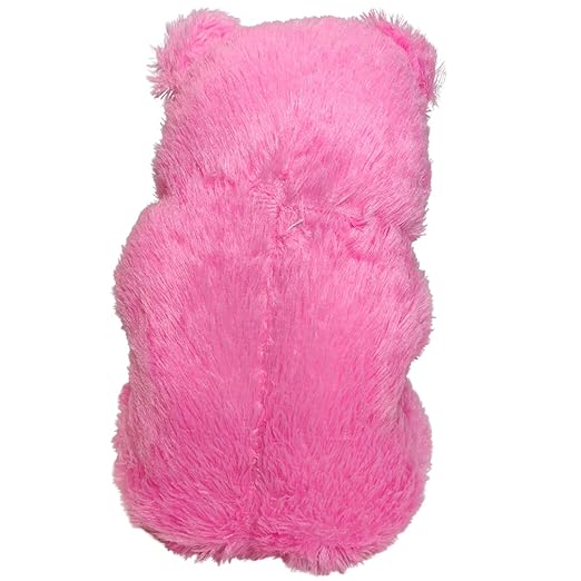 Toy Castle Huggable Happy Raksha Bandhan Teddy Bear with Heart & Bow Tie for Kids, Boys and Girls | Made in India (Pink, Medium)