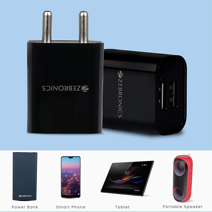 ZEBRONICS Zeb-MA5222 Charger (BLACK)