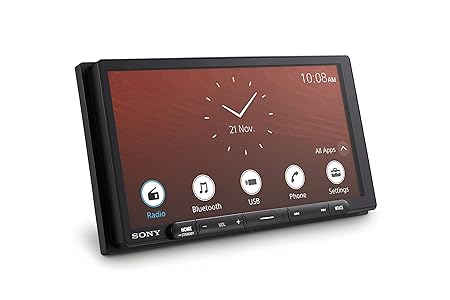 Sony Car Stereo XAV-AX6000 17.6 cm (6.95 inch) Capacitive Touch Screen Digital Media Receiver Wireless Android Auto Wireless Apple Car Play