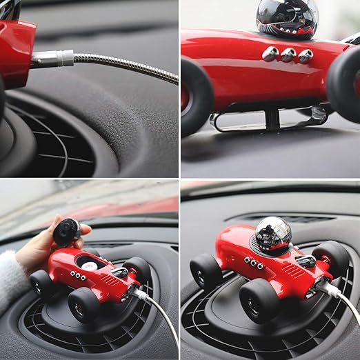 INEBIZ F1-MAX Car Air Freshener Anion Aromatherapy Diffuser (Red1)