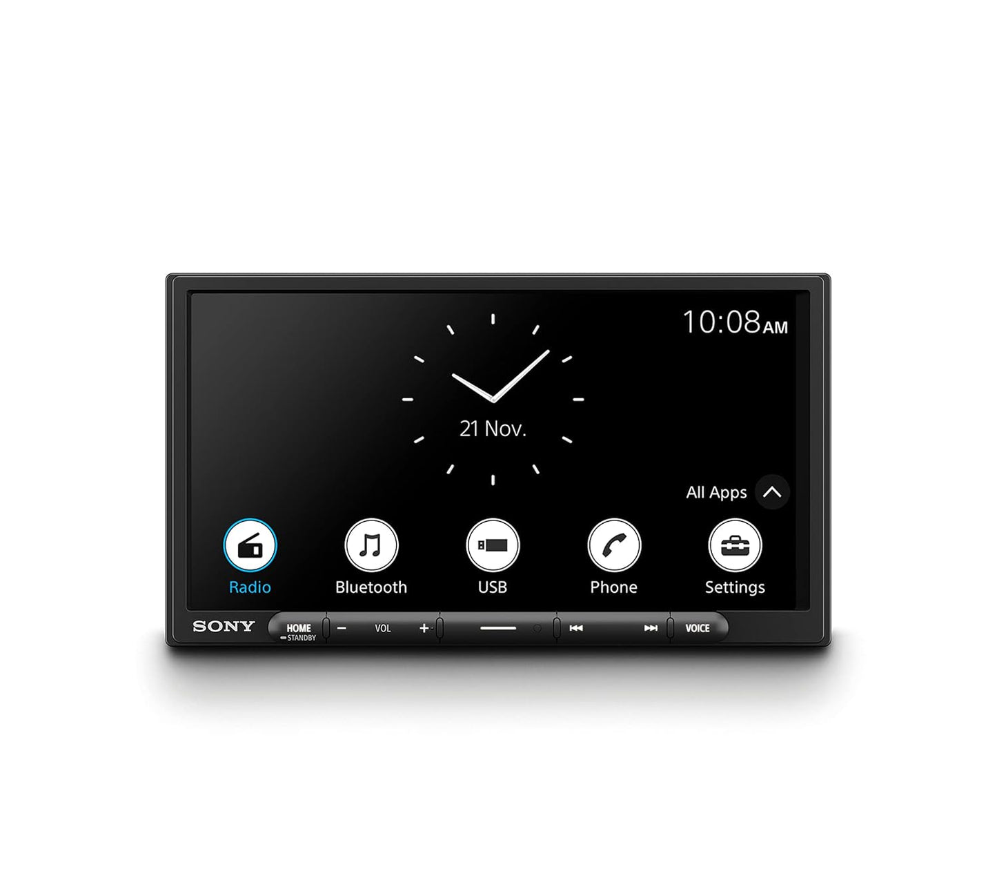 Sony Car Stereo XAV-AX4000 6.95 inch Digital Media Receiver with Bluetooth, Wireless Android Auto, Wireless Apple Car Play