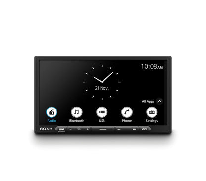 Sony Car Stereo XAV-AX4000 6.95 inch Digital Media Receiver with Bluetooth, Wireless Android Auto, Wireless Apple Car Play