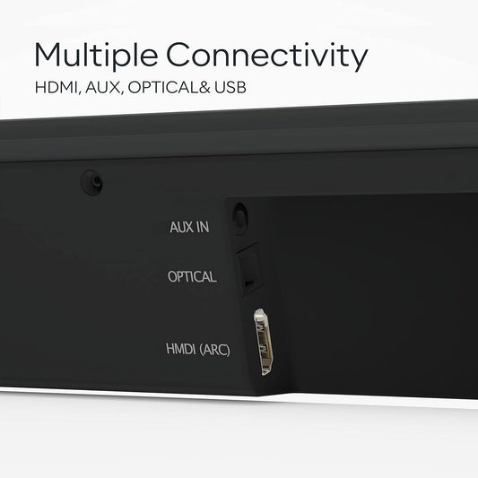 GOVO GOSURROUND 430 80 Watt 2.0 Channel with HDMI and Optical, Wireless Bluetooth Soundbar, RMS Output 60 W (Open Box)
