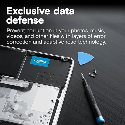 Crucial BX500 240GB, 480 GB, 1 TB, 2 TB 3D NAND SATA 6.35 cm (2.5-inch) SSD