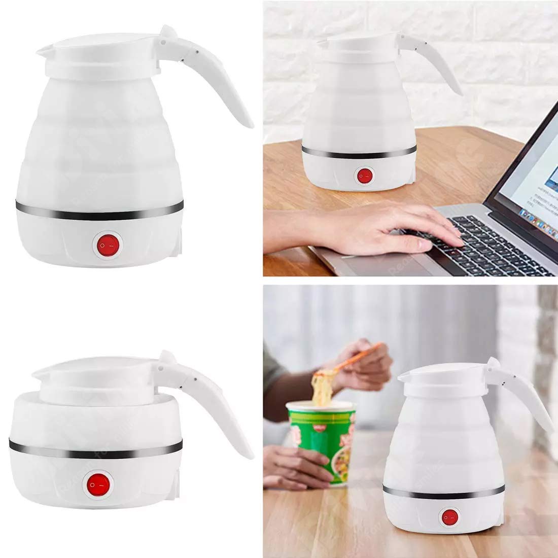 Foldable Electric Travel Kettle - Portable and Convenient