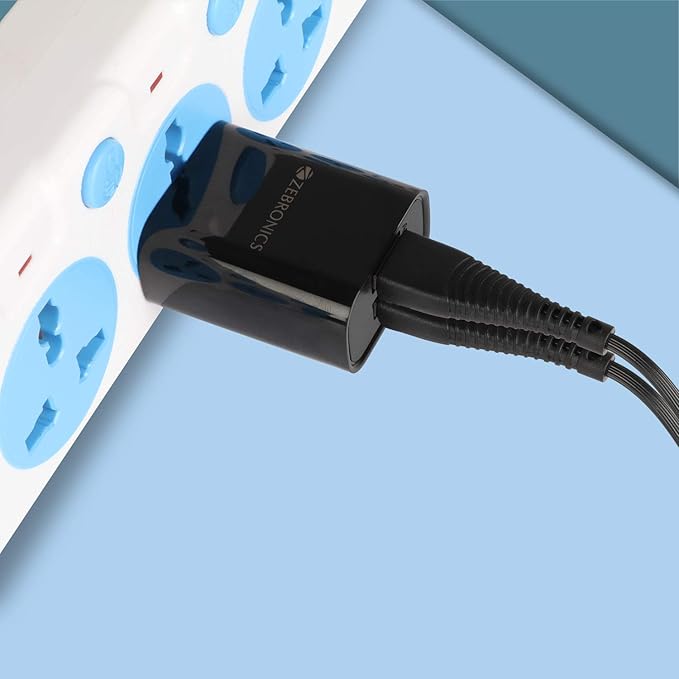 ZEBRONICS Zeb-MA5222 Charger (BLACK)