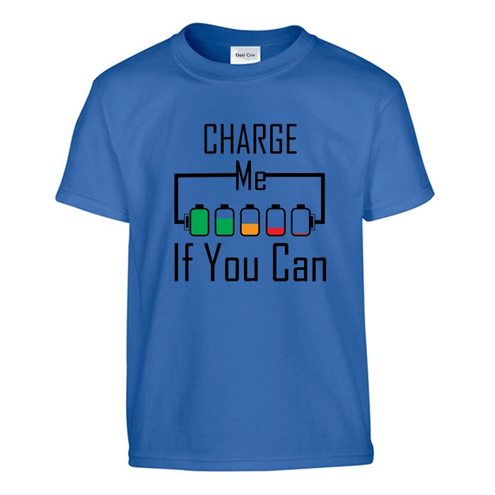 Charge me If you can | Premium Cotton T-Shirts