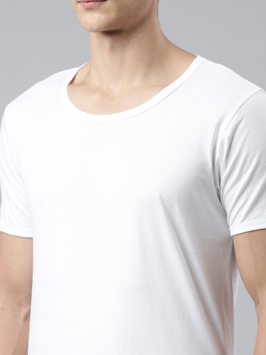 Suburbans ROUND NECK SLEEVED COTTON VEST (PACK OF 2)