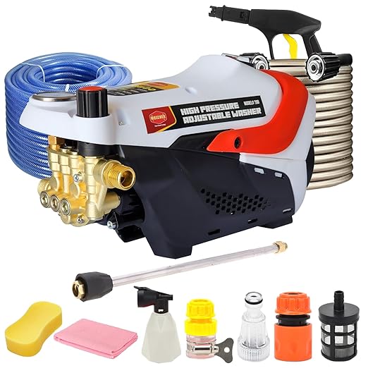 Woscher 280 Waterpro 2200 Watts Car Washer High Pressure Pump Machine,150 Bars, 8L/ Min Pressure Washer