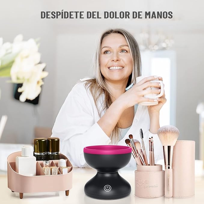 ARCIK USB Makeup Brush Cleaner – Brush Cleaner Makeup Brush Cleaner – Simple and Fast Use – Black