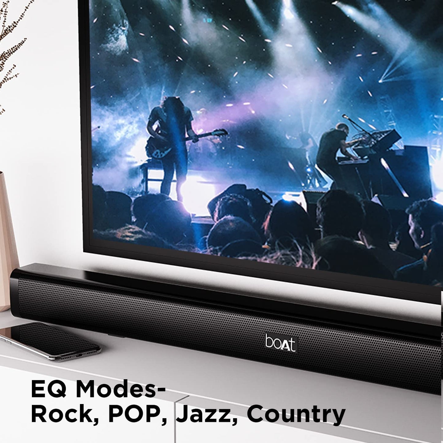 Open Box) boAt Aavante Bar 900 Bluetooth Soundbar with 30W RMS, (Premium Black)