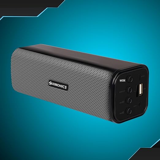 ZEBRONICS Zeb-VITA PLUS (BLACK) -PORTABLE BT SPEAKER
