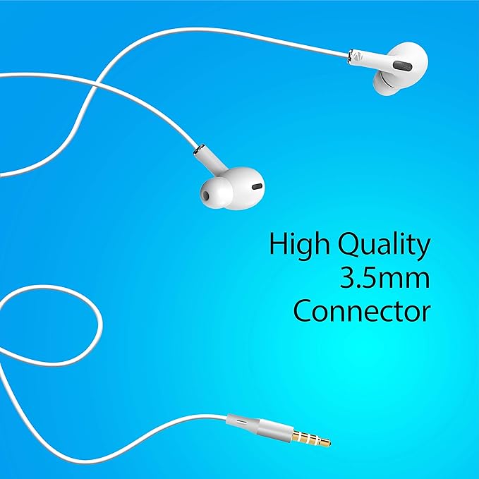 ZEBRONICS Zeb-TULIP Stereo Wired Headset  (white)