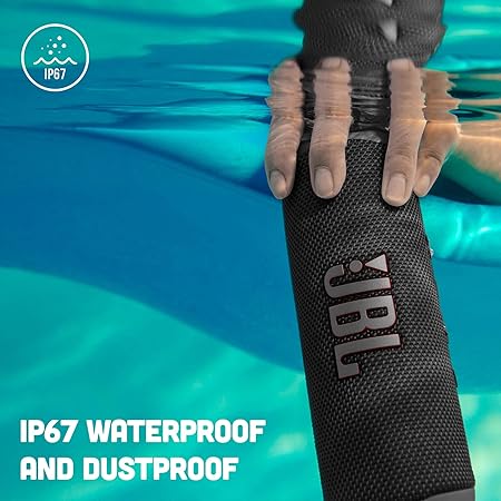 JBL Flip 6 Wireless Portable Bluetooth Speaker Pro Sound, Upto 12 Hours Playtime (Without Mic, Black)