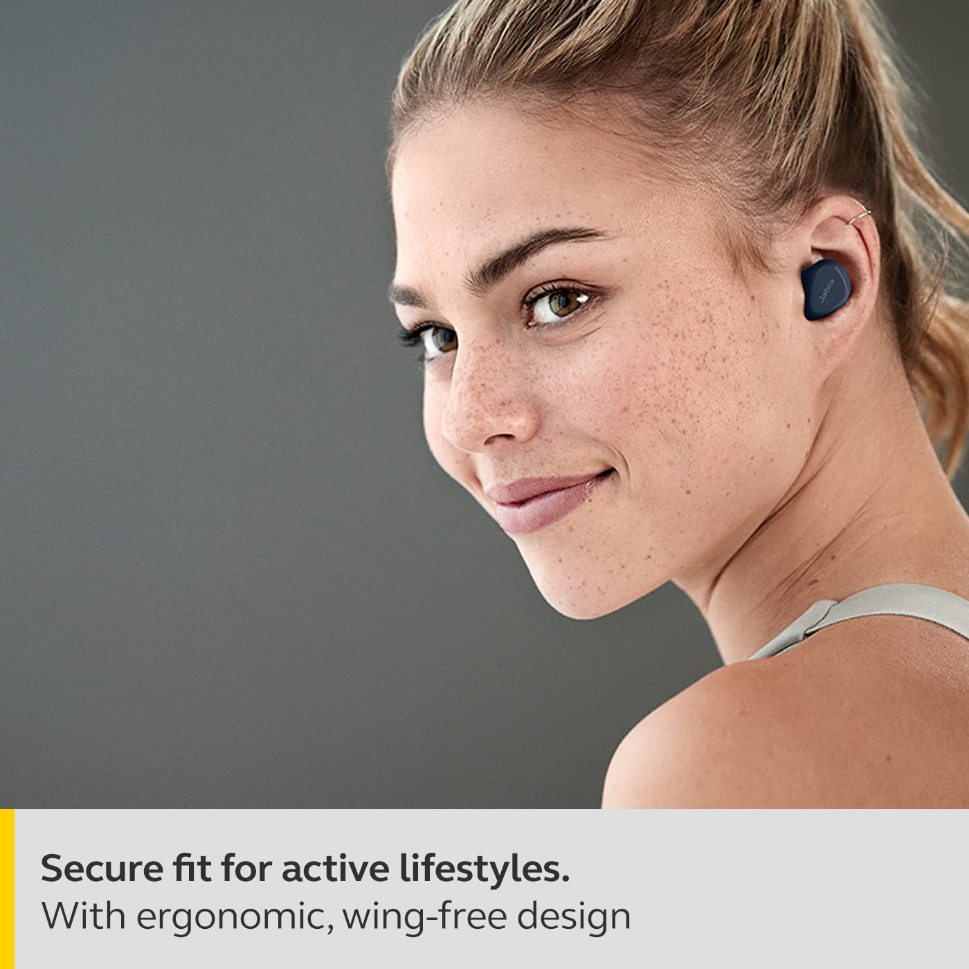 Jabra Elite 4 Active in Ear Bluetooth Earbuds Truly Wireless with mic, Secure Active Fit, Active Noise Cancellation and Adjustable HearThrough