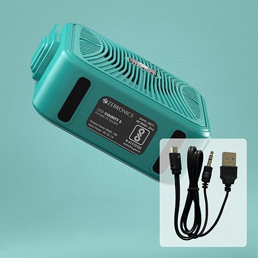 ZEBRONICS Zeb-COUNTY 2- GREEN Bluetooth Speaker