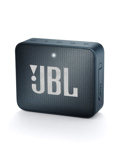 JBL Go 2, Wireless Portable Bluetooth Speaker with Mic, Signature Sound, Vibrant Color Options with IPX7 Waterproof (Black)