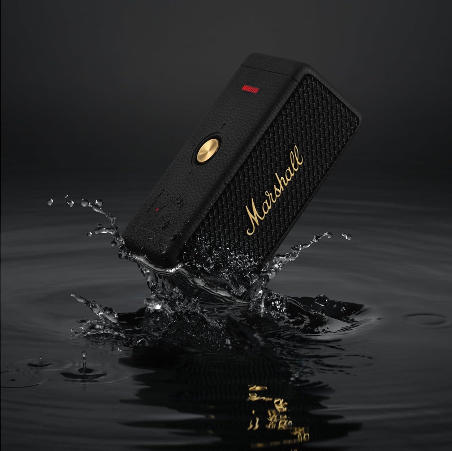 Marshall Emberton II Compact Portable Bluetooth Speaker with 30+ Hours of Playtime, 360° Sound (Sealed Pack)
