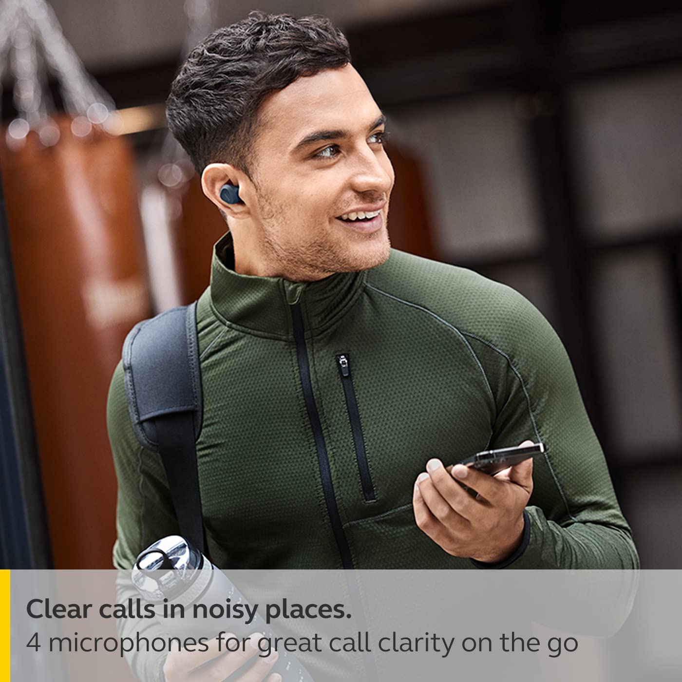 Jabra Elite 4 Active in Ear Bluetooth Earbuds Truly Wireless with mic, Secure Active Fit, Active Noise Cancellation and Adjustable HearThrough