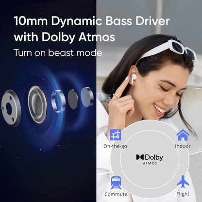 realme Buds Air 3 Neo True Wireless in-Ear Earbuds with Mic, 30 hrs Playtime with Fast Charging and Dolby Atmos Support (Starry Blue) Open Box