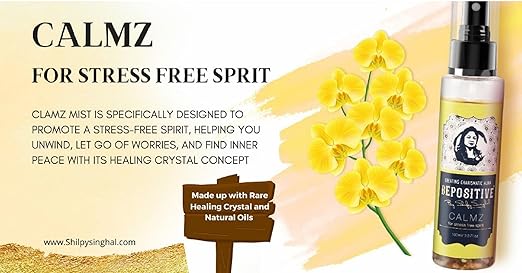 BEPOSITIVE Calmz For Stress free sprit For Men & Women | Stress-Free Spirit Perfume, Embrace Balance and Wellness, Long Lasting Perfume (100 ml) Pack of 2