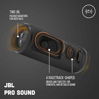 JBL Flip 6 Wireless Portable Bluetooth Speaker Pro Sound, Upto 12 Hours Playtime (Without Mic, Black)