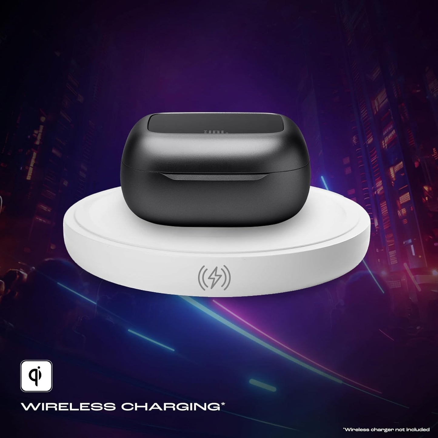 JBL New Launch Live Beam 3 TWS,Hi-Res Audio True ANC Touch Display,48H Playtime,Wireless Charging