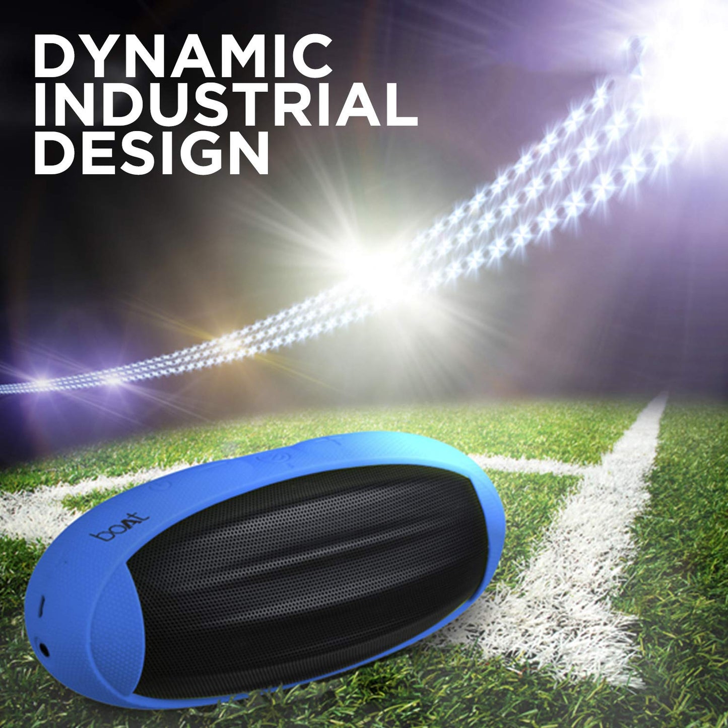 (Open Box) boAt Rugby 10 W Portable Bluetooth Speaker Outdoor Speaker (Blue)